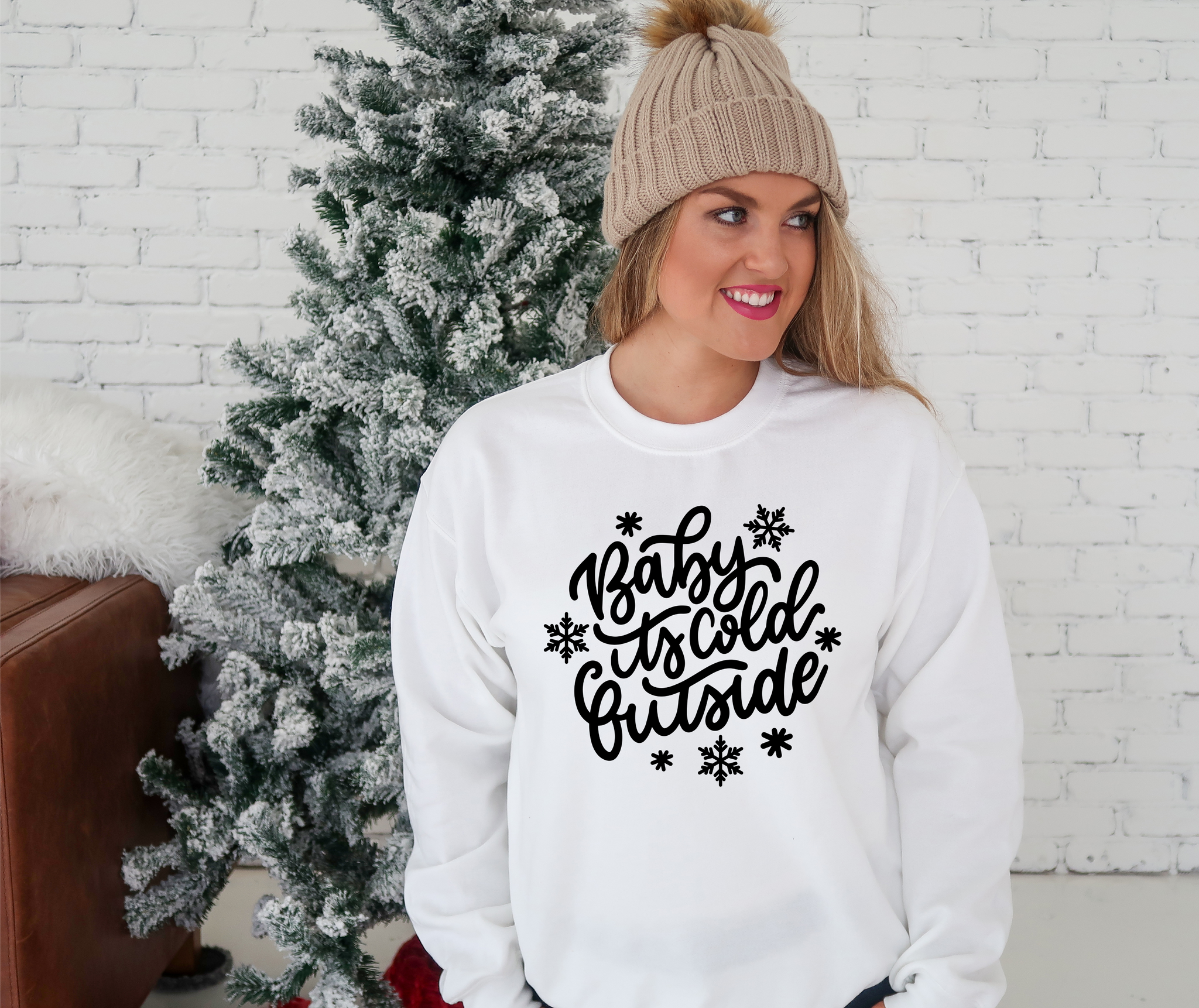 Baby It's Cold Outside Crewneck Sweatshirt